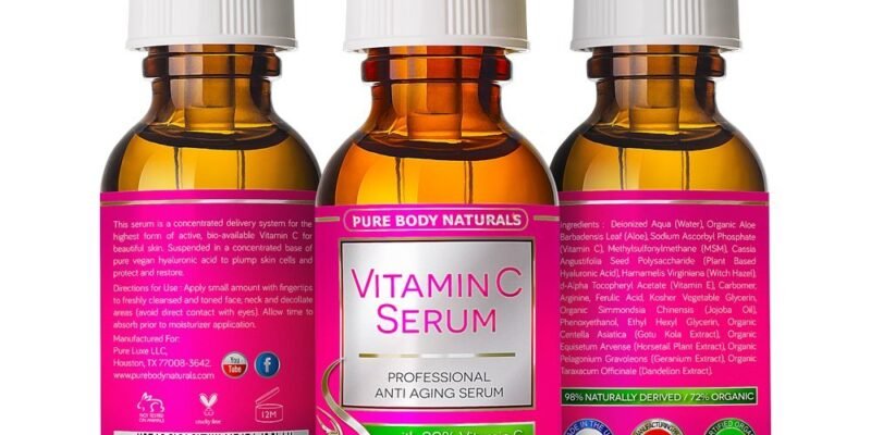 Vitamin C Serum for Face with Hyaluronic Acid